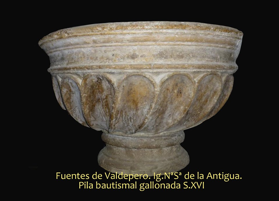 Pila bautismal S.XVI