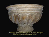 Pila bautismal S.XVI